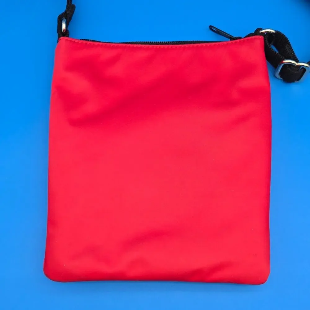Kate Spade Thomas Anniversary Red Nylon Crossbody Bag Adjustable Strap